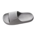 thumbnail image 1 of ibiyuan Slippers for Men Indoor Black Slides for Women Non Open Toe Sandals Women Dressy Quick Dry Shower Shoes for Bathroom Indoor Outdoor Beach, 1 of 4