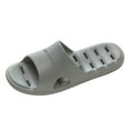 thumbnail image 1 of ibiyuan Slippers for Men Slides for Women Soft Women's Summer Shoes Non Open Toe Walking Sandals Women Comfort Rubber Sole, 1 of 4