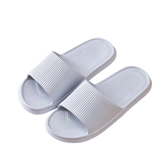 ibiyuan Slippers for Women Indoor Slides for Women Soft Mens Beach Shoes Non Open Toe Walking Sandals Women Thick Cushioned Sole