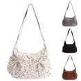 thumbnail image 1 of ibiyuan Small Crossbody Bags For Women Bow Decor Large Capacity Shoulder Tote Bag, Stylish Versatile Crossbody Casual Daypack Handbag for Women, 1 of 5