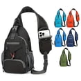 thumbnail image 1 of ibiyuan Small Sling Backpack Crossbody Sling Bag Lightweight Multipurpose Outdoor Waist Pack, Convenient Crossbody Phone Pouch for Cycling Travel Cashier Work Use, 1 of 8