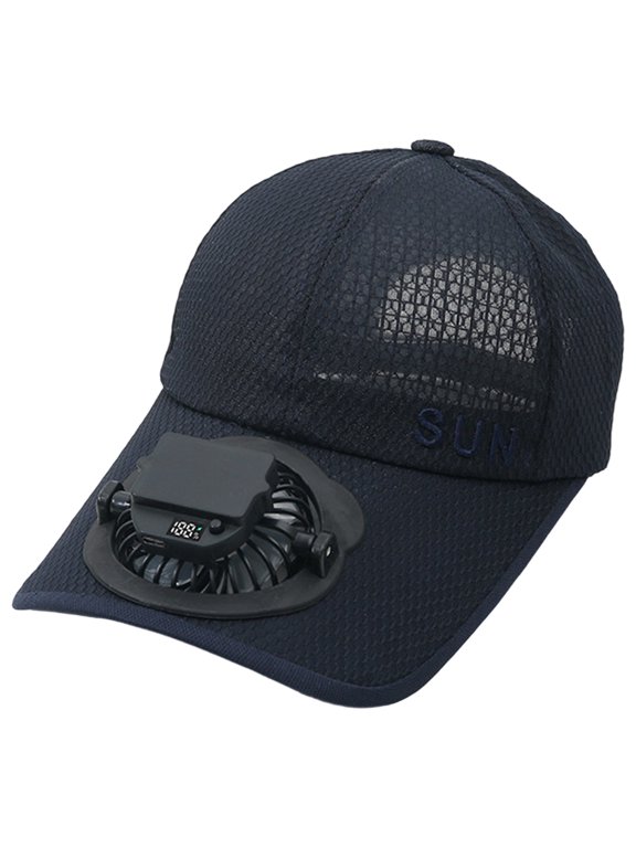 Solar Fan Hat Outdoor Wide Brim Hats for Men Solar Powered Fan Hat Fishing Hat Funny 2-In Hands-Free Hat Fan Mens Sun Hat for Fishing, Hiking Camping, Beach