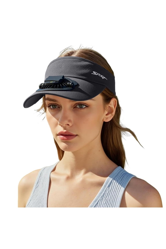 Solar Fan Hat for Women Wide Brim Sun Hat with Fans Solar Powered Fan Hat Fishing Hat for Men 2-In Hands-Free Hats Fans Sun Hats for Men Waterproof Outdoor Hiking Camping Fishing