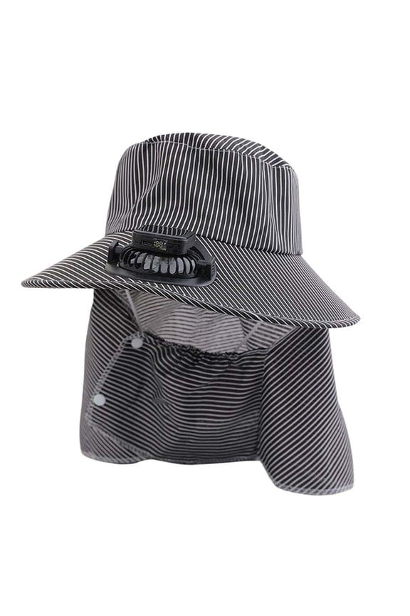 Solar Fan Hats for Woman Upf 50+ Wide Brim Sun Hat Solar Powered Fan Hat Fishing Hats for Men Baseball Cap 2-In Hands-Free Hats Fans Sun Hats for Men for Fishing, Hiking Camping, Beach
