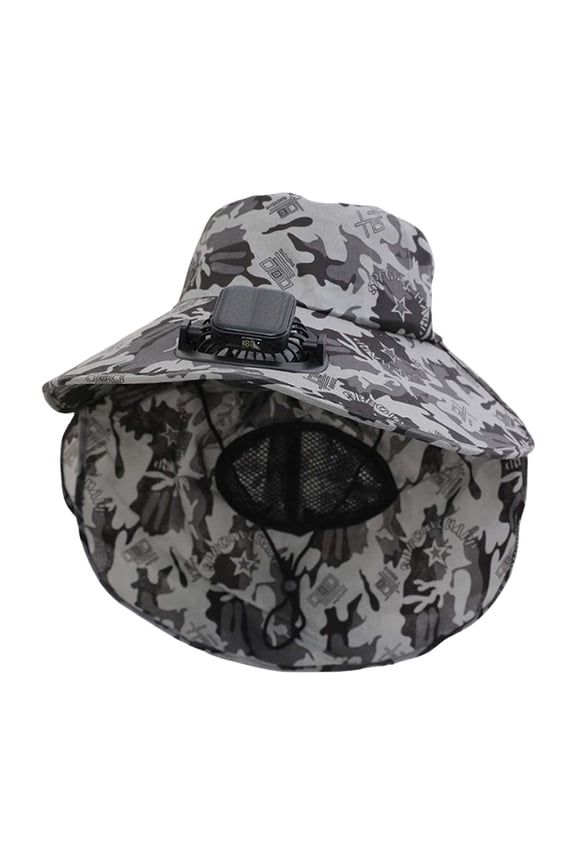 Solar Fan Hats for Woman Wide Brim Solar Fan for Men Women Usb Charging Adjustable Speeds Fishing Hat for Men 2-In Hands-Free Hats Fans Sun Hats for Men for Outdoor Fishing, Camping, Hiking