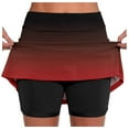 thumbnail image 1 of ibiyuan Spring Skirts For Women Women's Casual Solid Tennis Skirt with Pockets for Yoga Sport and Shorts Alternative, 1 of 6