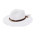 thumbnail image 1 of ibiyuan Sun Hats For Women,Summer With Accessory Band Large Brimmed Hat Beach Holiday Fashion Casual Style Shade Sun Hat, 1 of 3