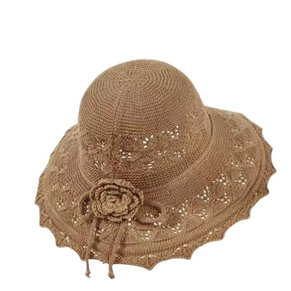 ibiyuan Sun Hats For Women,Sun Hats For All Seasons Casual Hollow Design Ideal For Daily Wear Perfectly Paired With Sunglasses For Ultimate Style And