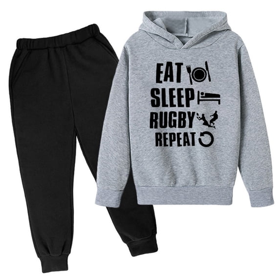 ibiyuan Sweat Suits for Boyskids Sweatsuithooded Long Sleeve Sweatpant Soccer Outfit Solid Color Hoodie Sets 2 Pieces Boys Tracksuit Size 7back To School Fashion