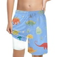 thumbnail image 1 of ibiyuan Swim Trunks Kids 5 Kids Bathing Suits Quick Dry Kids Swimsuits Boys 6-7 Shorts Comfortable Cute Print Beach Swimwear,5-6Years, 1 of 5