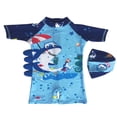 thumbnail image 1 of ibiyuan Toddler Baby Boys Swim Set Swimwear For Toddlers And Kids Adorable And Dinosaur Baby Swimsuit For Boys Swimwear For 1 6 Years,2-3 Years, 1 of 3