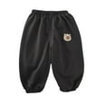 thumbnail image 1 of ibiyuan Toddler Boy Pants 3T Boys Casual Jogger Pants Autumn Style Athletic Sweatpants For Playwear Outdoor Sports Comfortable Kids Trousers,18-24 Months, 1 of 3