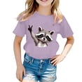 thumbnail image 1 of ibiyuan Toddler Girl Shirts 5t Casual Short Sleeve T Shirts for Girls Cute Bow Graphic Toddler Girl Tops Crew Neck Basic Tee Cozy Summer Outfit,8-9 Years, 1 of 4