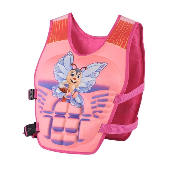 ibiyuan Toddler Life Jacket Adjustable Fit Epe Foam Toddler Swim Vest Coast Guard Approved Life Vest Swim Float Jackets Swimwear Buoyancy Jacket for Pool & Beach,2-6years