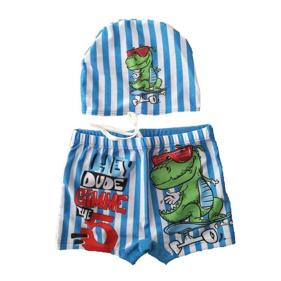 ibiyuan Toddler Swimsuit Boy Toddler Boys Cartoon Printed Swim Trunks Kids Boys Bathing Suit Swimsuit Beach,4-5 Years