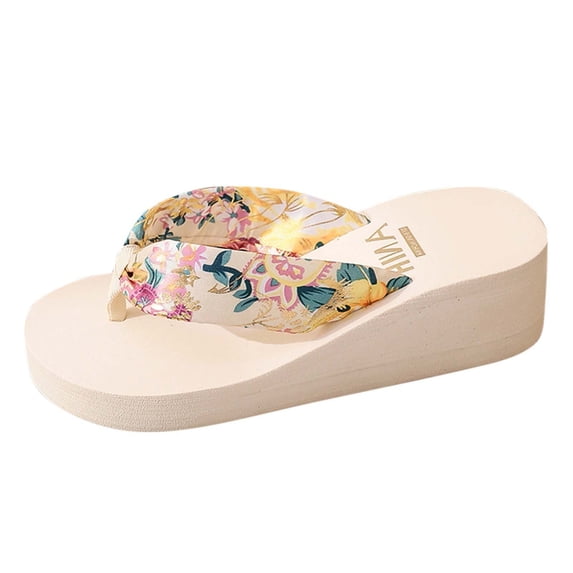 ibiyuan White Flip Flops Women Thong Sandals for Women Non- Woven Sole Womens House Slippers Elegant Womens Shower Shoes