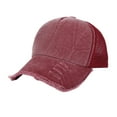 thumbnail image 1 of ibiyuan Women Baseball Cap Women's Hats Distressed Summer Baseball Cap for Women Sporty Mesh Sun Hat Adjustable Streetwear Hop Style, 1 of 3
