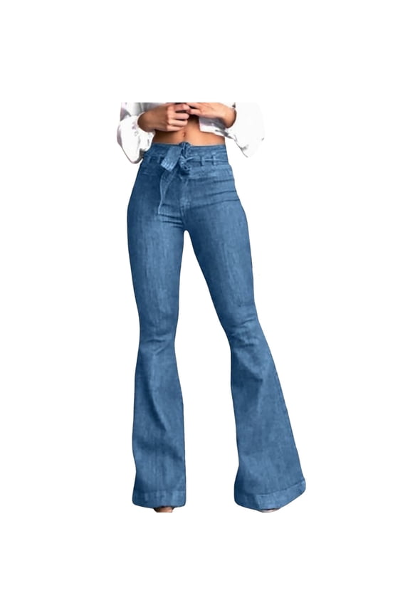 Women'S Jeans High Waisted Bottom Jeans For Women Flare Jeans For Women Stretch Wide Leg Jeans,BU2