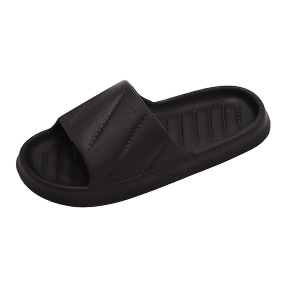 ibiyuan Women Slippers for Home Archies Slides Womens Non Open Toe Flat Sandals Soft Shower Shoes for Men for Bathroom Indoor Outdoor Beach