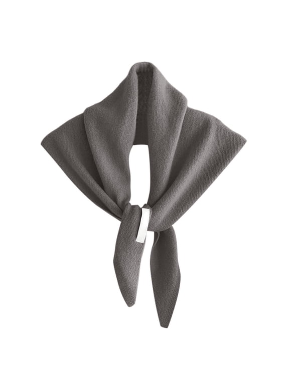 Women Winter Triangle Scarf Wrap Shawl Knit Neck Warmer Soft Lightweight Fashion Headwear Versatile Neckwear Cozy Cold Weather Casual Daily Accessory