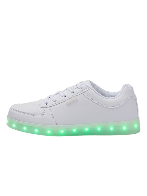 Women's LED Sneakers, Colorful Luminous Light Up Shoes with USB Charging, Low Top Sports Shoes for Casual Wear, Parties, Walking, Dancing and Everyday Activities