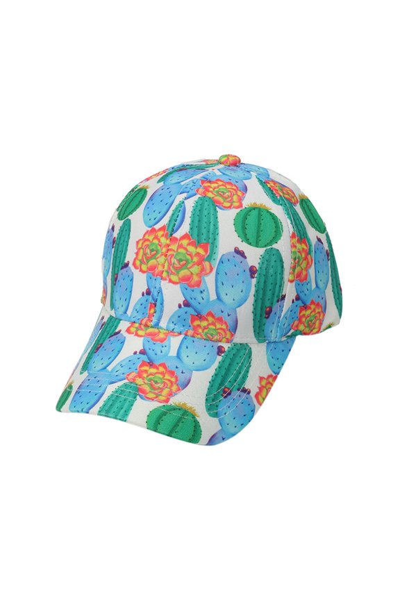 Womens Baseball Caps Summer Hats for Women Women's Tropical Banana Leaf Printed Baseball Cap for Spring and Summer Fashion