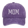 thumbnail image 1 of ibiyuan Womens Baseball Caps Women's Hats MOM Embroidered Baseball Cap Style Adjustable Dad Hat For Women Men, 1 of 2