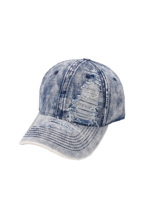 Womens Hats Baseball Caps Summer Hats for Women Men's and Women's Washed Solid Color Baseball Cap with Eyelets for Outdoor Sun