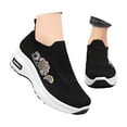 thumbnail image 1 of ibiyuan Womens Orthopedic Walking Shoes Mesh Knitted Woven Walking Shoes Women Arch Support on Womens Platform Sneakers Lightweight Hands-Free Mary Jane Shoes Foam Shoes, 1 of 6