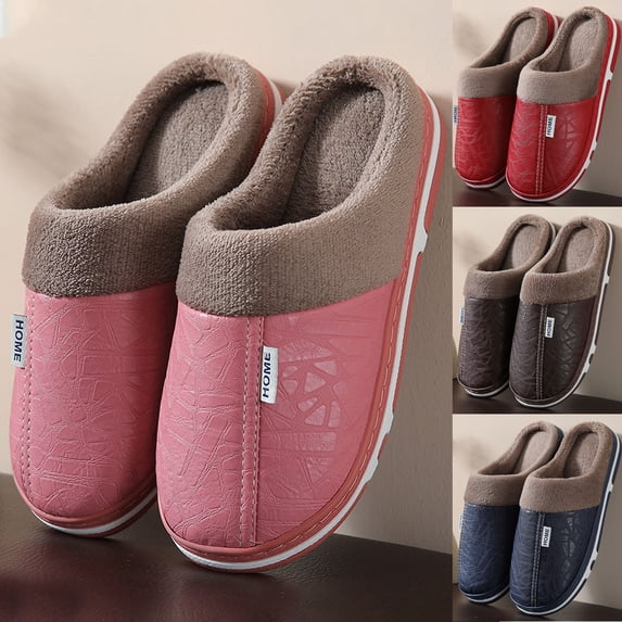 ibiyuan Women House Slippers Orthopedic on Warm Lining Indoor Outdoor House Shoes Memory Foam Cute Novelty Arch Support Wide Widths Gifts for Men