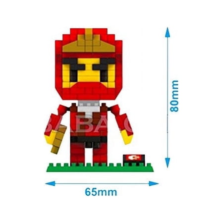 Iblock fun Child and Adult Red Ninja Building blocks (215pcs) Ages12+