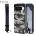 thumbnail image 1 of ibmrs For Google Pixel 9/9pro Case ,Cover Rugged Flexible Durable Anti-Slip TPU Protection Shockproof Back Cover -Camo Black, 1 of 5