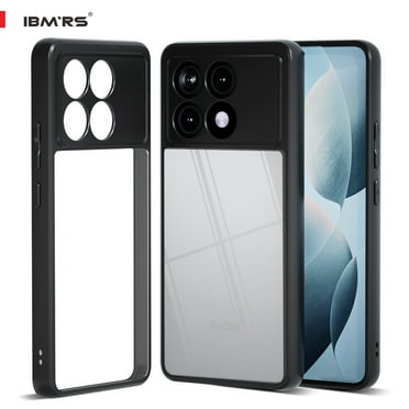 ibmrs For Redmi K70e/Poco X6 Pro 5G Case,Translucent Matte Back Slim Shockproof Phone Case (Camo Black)