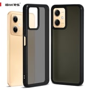 ibmrs For Redmi Note 12/12r pro/poco x5 5g Case, Shockproof Clear Phone Cover (Camo Black)