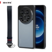 ibmrs For xiaomi 14 ultra case, Translucent Slim Shockproof Phone Cover Camo Black