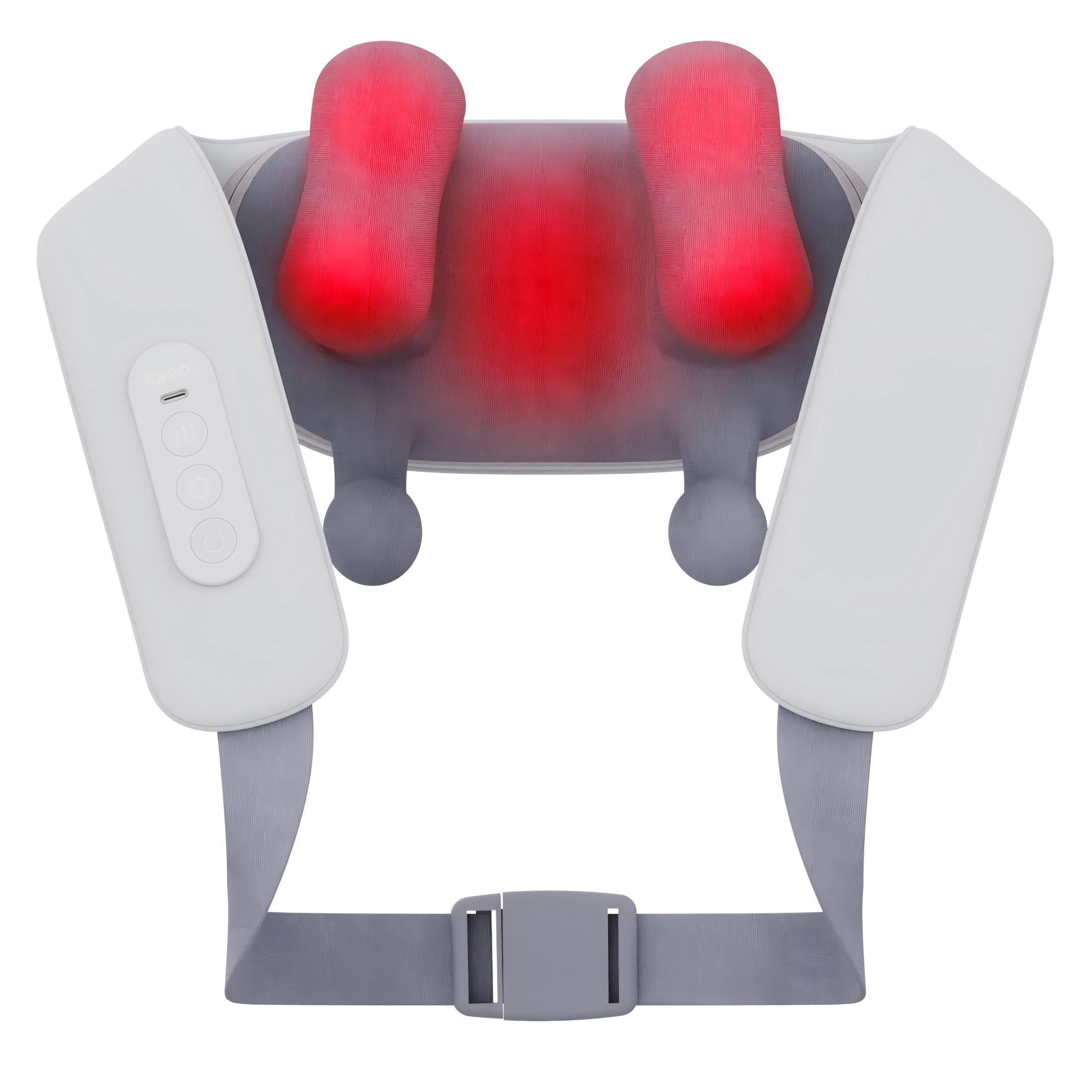 ibreo Cordless 6D Deep Tissue Kneading Shiatsu Neck & Shoulder Massager w/ Heat, Massage Head Adjustable, Lavender