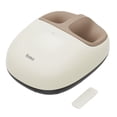 thumbnail image 1 of ibreo Foot Massager Machine with Heat, Deep Kneading, Air Compression, Remote Control for Plantar Fasciitis, Sore Feet & Pressure and Pain Relief, Creamy White, 1 of 9
