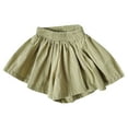 thumbnail image 1 of ibuvkizy 12 Months-9 Years Girls Summer Casual Shorts!Toddler Kids Girls Fashion Solid Color Cute Summer Leisure Pants Shorts Green, 1 of 4