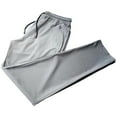 thumbnail image 1 of ibuvkizy Athletic Pants for Men with Drawstring Summer Sports Casual Pants Thin Pants Loose Air-conditioned Pants Nine Inch Mesh Pants,Sizes M-5XL, 1 of 4