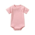 thumbnail image 1 of ibuvkizy Baby Girl Bodysuits Newborn Short Sleeve Onesie,Baby Girl Clothes,One-Piece Baby Rompers,Toddler Girl Shirts Jumpsuit,Kids Summer Outfits,Fashion Casual Cute Pajamas,Baby Girl Gifts, 1 of 4