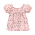 thumbnail image 1 of ibuvkizy Baby Girl Clothes Children's Shirt Cute Summer Girls Clothes Girls Short-Sleeve T-Shirt Tops, 1 of 4