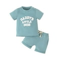thumbnail image 1 of ibuvkizy Baby Girl Clothes Clearance,Toddler Girl Short Clothing Sets,Fashion Casual Short Sleeve Tops Round Neck Collar Botton Printed Short Pants Sets,Summer Casual Top Tee Shirts,Gifts for Her, 1 of 9