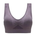 thumbnail image 1 of ibuvkizy Bras for Women Sports Bra Comfortable Breathable,Push up Wireless Bra,Ladies Traceless No Steel Ring Vest Breathable Gathering Sports Bra Woman Underwear,Women Bras Plus Size, 1 of 5