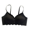 thumbnail image 1 of ibuvkizy Bras for Women Front Buckle Underwear Ice Silk Seamless Underwear Thin Underwear Underwear Gathering Bra Summer Plus Size Sports Bras for Women, 1 of 3