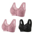 thumbnail image 1 of ibuvkizy Bras for Women Sports Bra Comfortable Breathable,Push up Wireless Bra,Woman's Comfortable Lace Breathable Bra Underwear No Rims,Women Bras Plus Size, 1 of 5