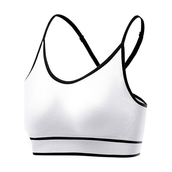 ibuvkizy Bras for Women Traceless With A Beautiful Back Yoga Sleep Fitness Style Underwear Bra Summer Plus Size Sports Bras for Women