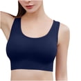thumbnail image 1 of ibuvkizy Bras for Women Women's Sports Bra Vest Push-Up Yoga Fitness Sports Bra With Removable Chest Pad Sports Bras Summer Savings Clearance Plus Size Sports Bras for Women, 1 of 5