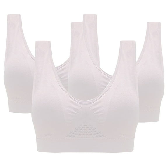 ibuvkizy Bras for Women Support Yoga Running Underwears Summer Plus Size Sports Bras for Women