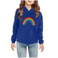 thumbnail image 1 of ibuvkizy Girls Fall Winter Hoodies Sweatshirt Christmas Long Sleeve Pullover Tops,Christmas Toddler Baby Boy's Girl's Hoodie Children's Casual Print Sweatshirt for the Baby Gift, 1 of 5