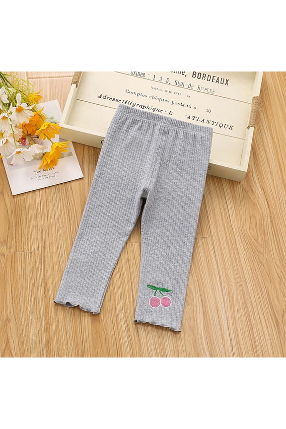 Girls Leggings!Cotton Leggings for Girls New Style Of Girls Leggings for Fall Winter Wear Childrens Korean Version Pants Childrens Clothing Baby Girls Wear Elastic Pants